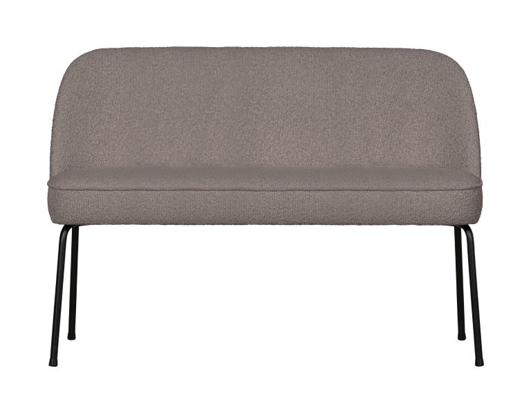 WOOOD Eetkamerbank 'Vogue' Bouclé, kleur Nougat