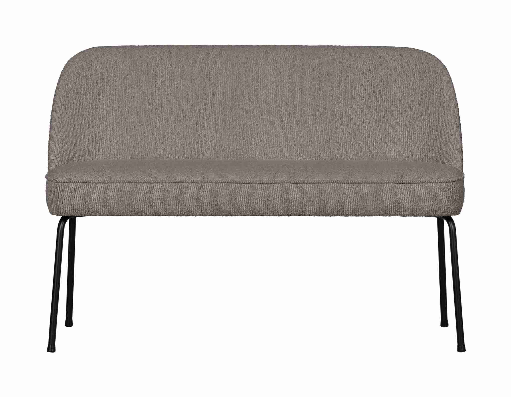 WOOOD Eetkamerbank 'Vogue' Bouclé, kleur Nougat
