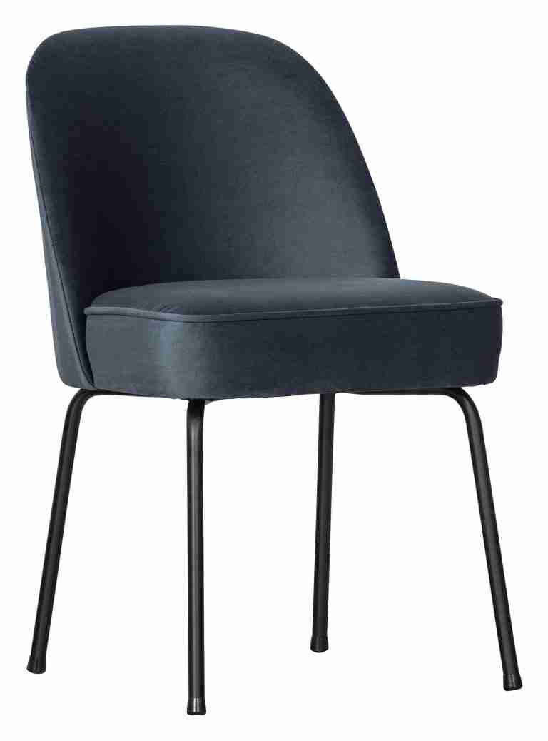 WOOOD Eetkamerstoel 'Vogue' Velvet, kleur Teal