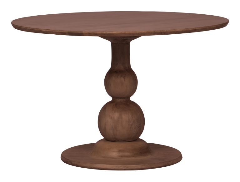 WOOOD Ronde Eettafel 'Blanco' Ø120cm, kleur Walnoot