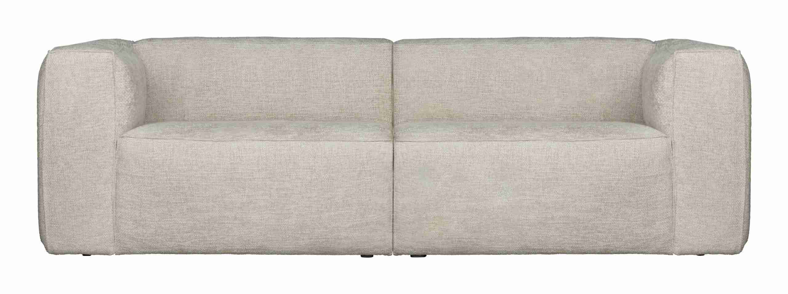 WOOOD Bank 'Bean' 3,5-zits, Melange, kleur Naturel