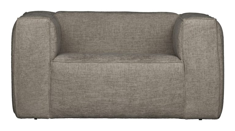 WOOOD Fauteuil 'Bean' Melange, kleur Travertin