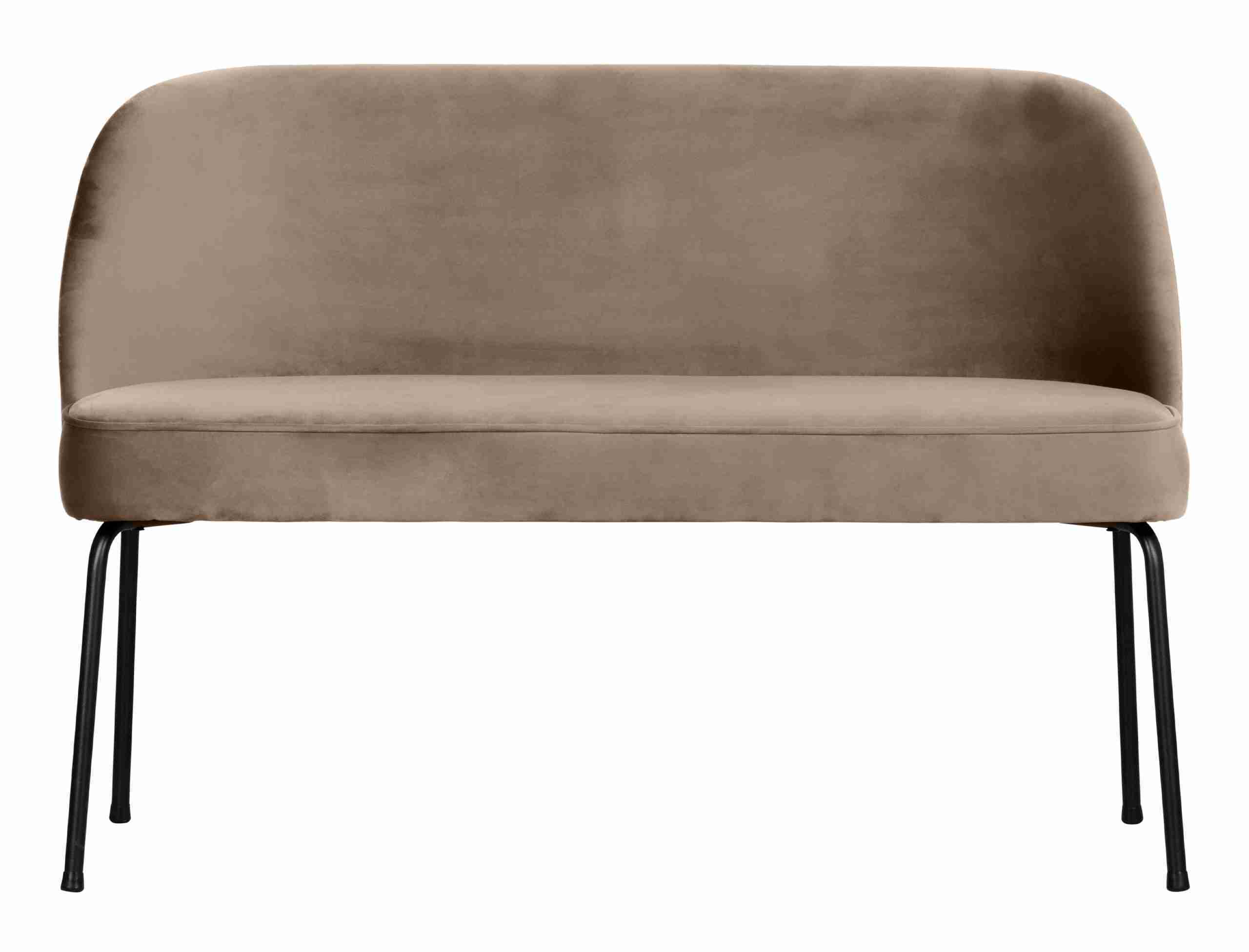 WOOOD Eetkamerbank 'Vogue' Velvet, kleur Khaki