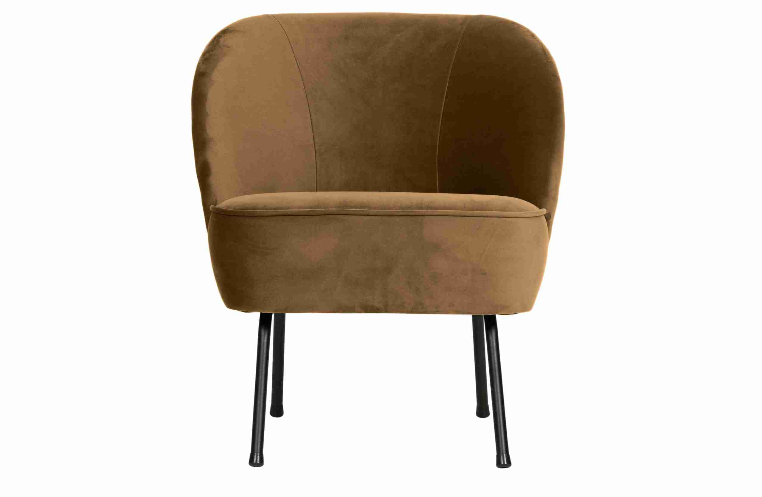 WOOOD Fauteuil 'Vogue' Velvet, kleur Honing Geel