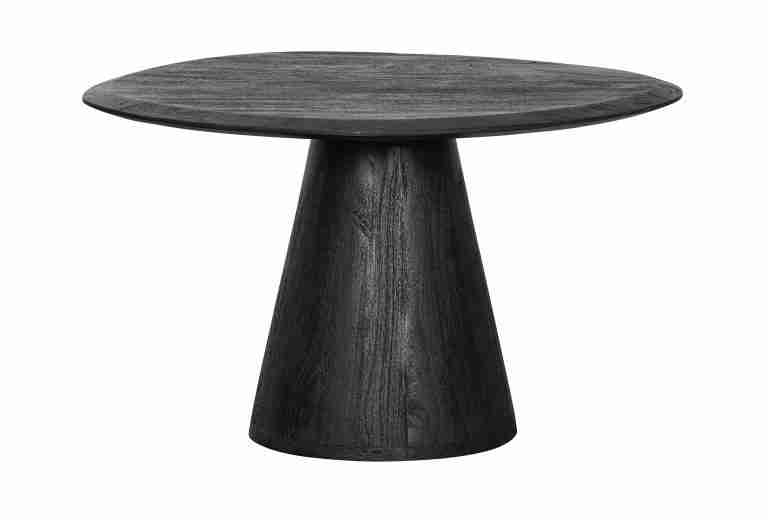 WOOOD Organische Salontafel 'Posture' Mangohout, 70 x 59cm, kleur Zwart