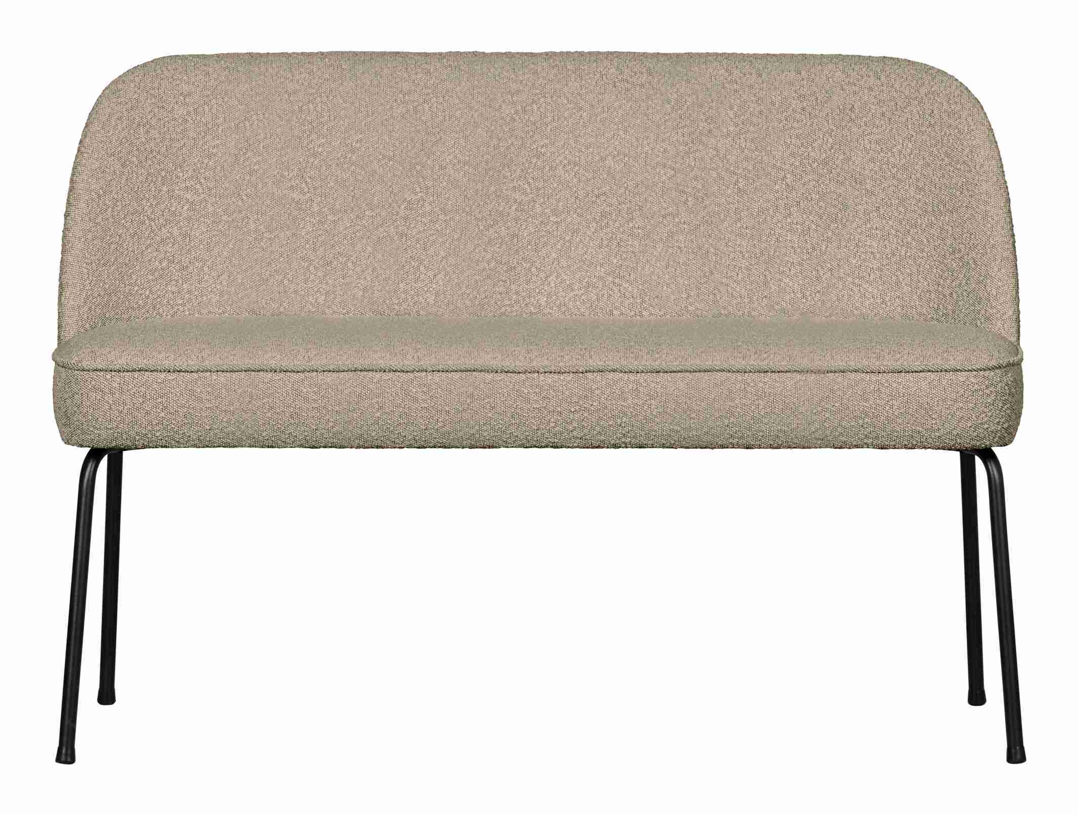 WOOOD Eetkamerbank 'Vogue' Bouclé, kleur Beige