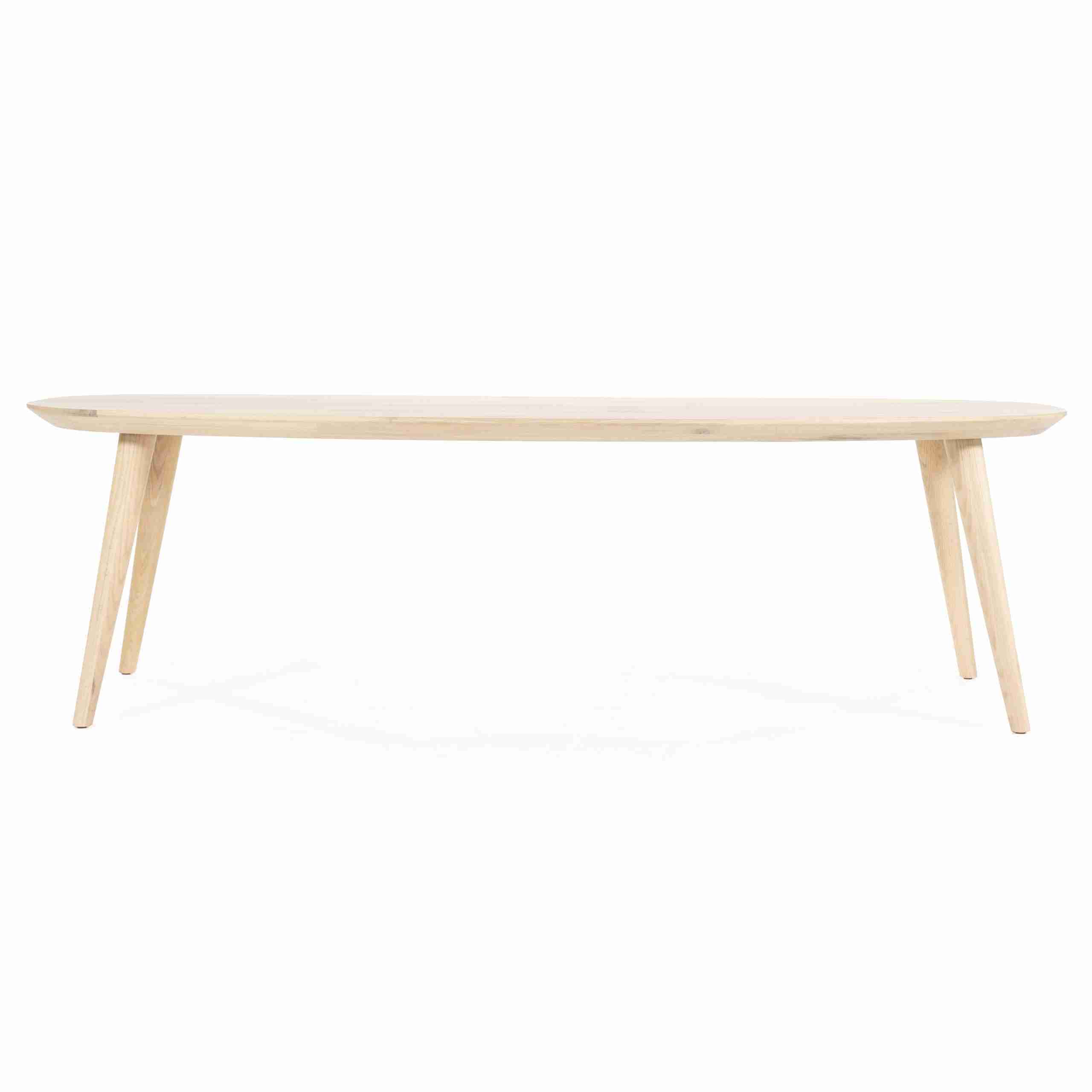 Eleonora Deens Ovale Eettafel 'Elijah' Eiken, 300 x 100cm, kleur Naturel