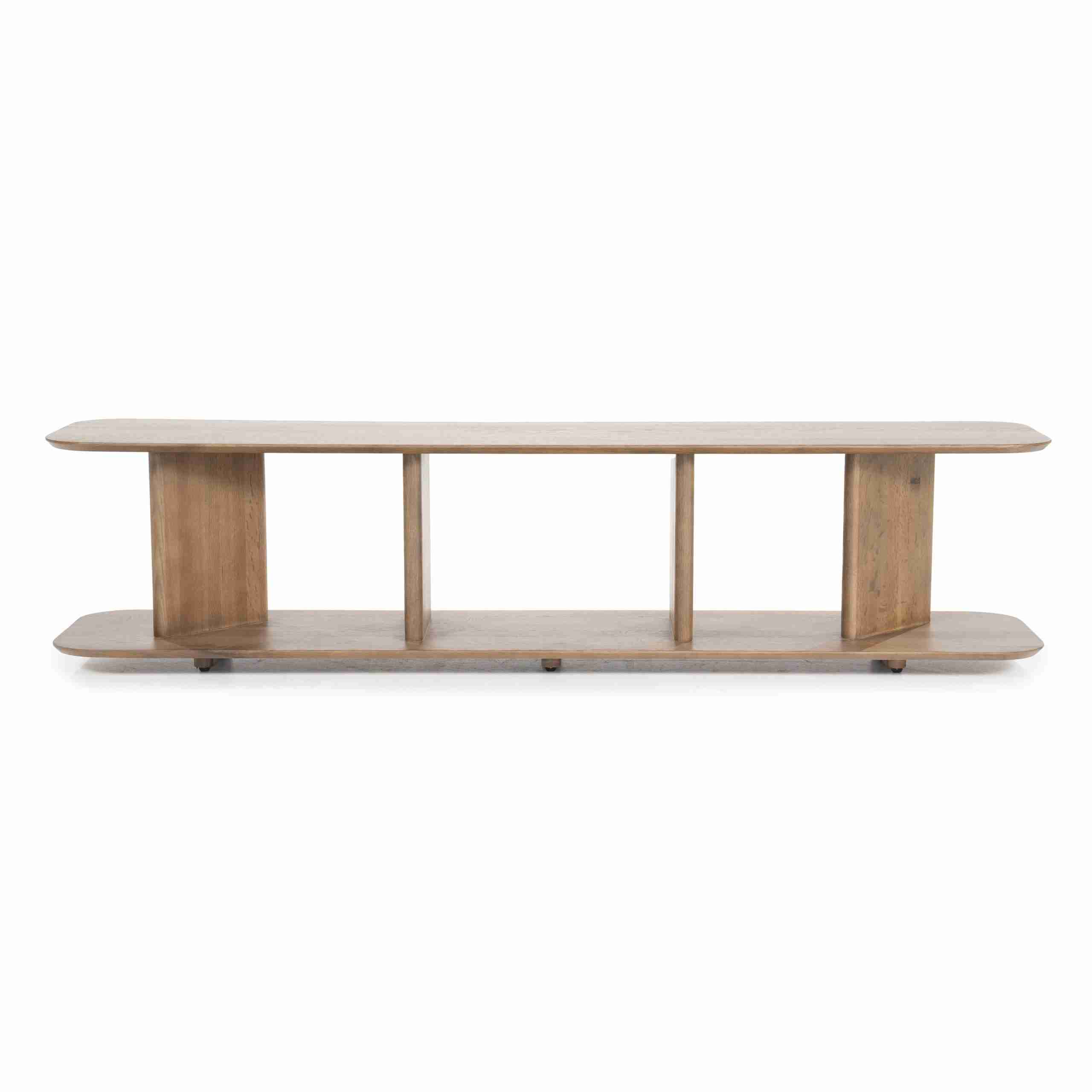 Eleonora TV-meubel 'Ty' Eiken, 180cm, kleur Bruin