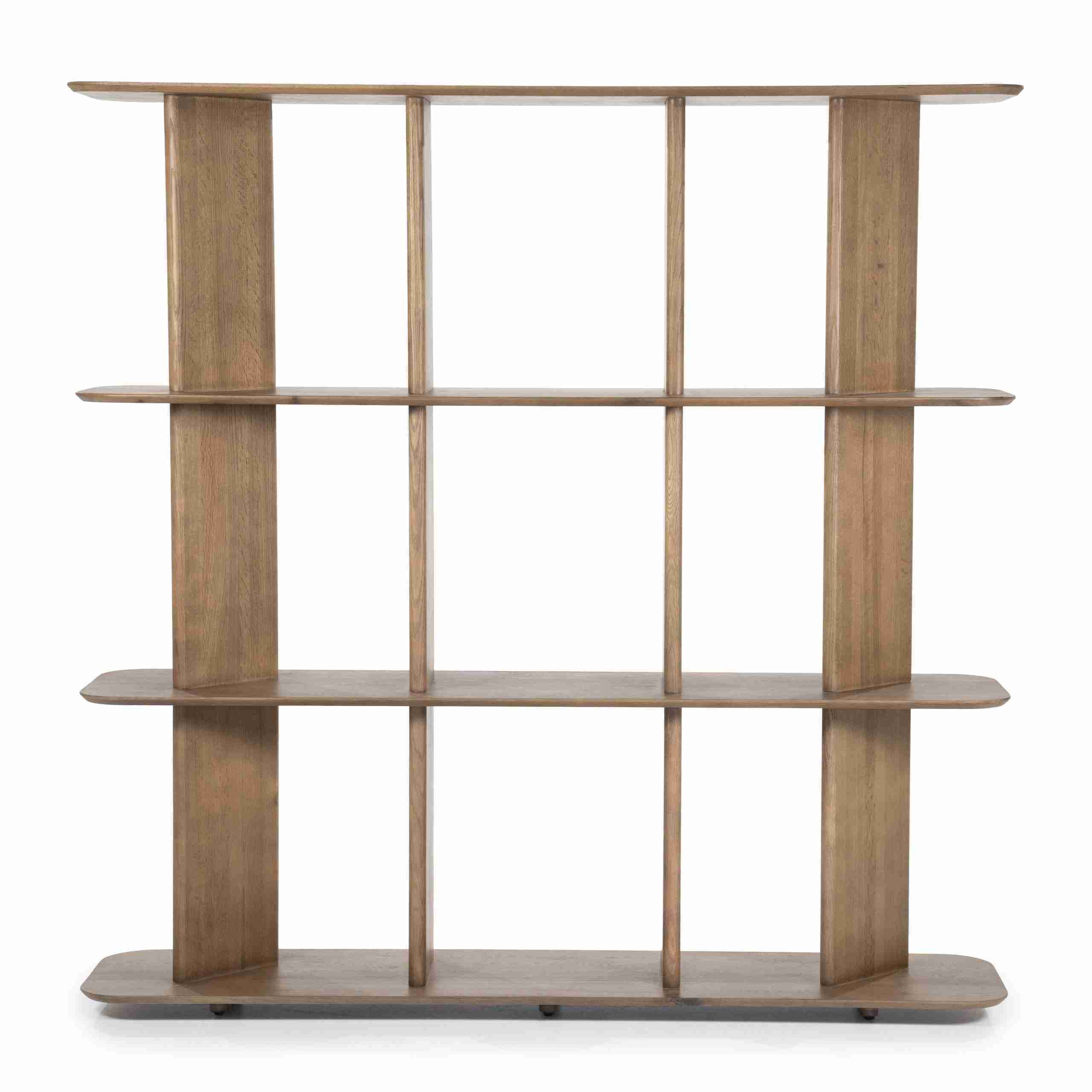 Eleonora Wandkast 'Ty' Eiken, 180 x 180cm, kleur Bruin