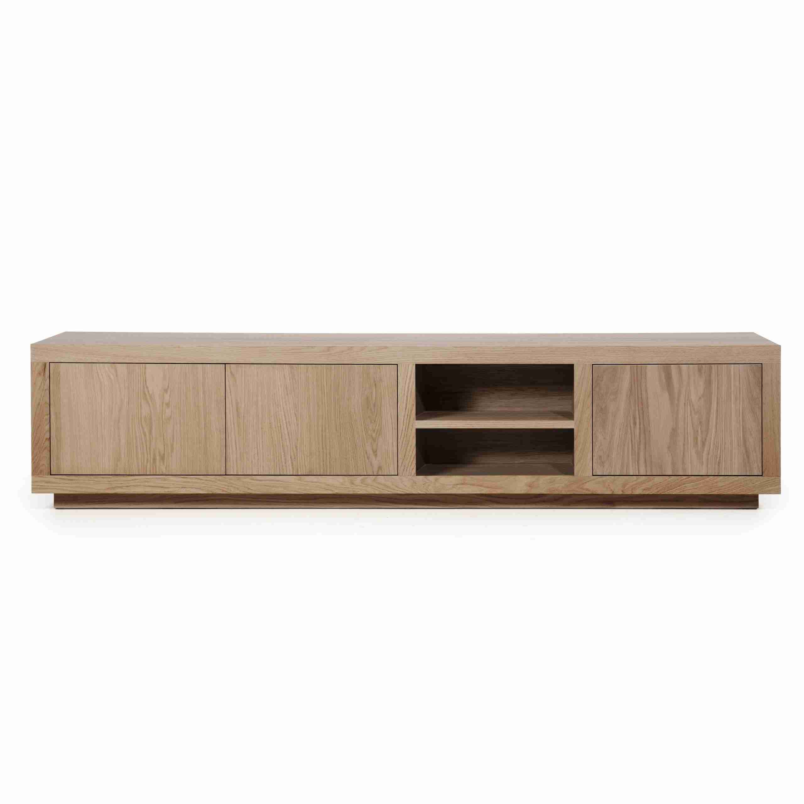 Eleonora TV-meubel 'Helsinki' Eiken, 200cm, kleur Lichtbruin