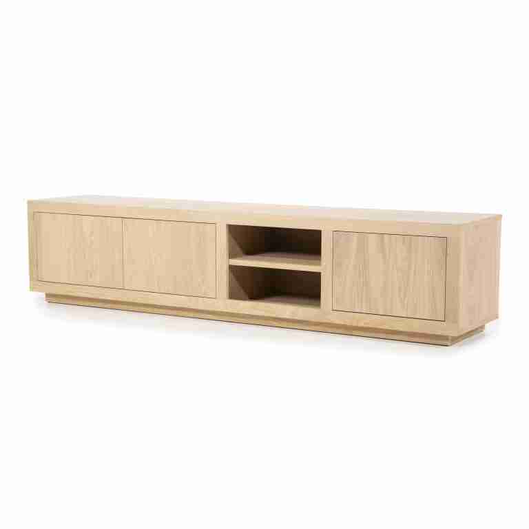Eleonora TV-meubel 'Helsinki' Eiken, 200cm, kleur Naturel