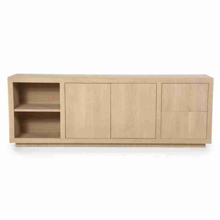 Eleonora Dressoir 'Helsinki' Eiken, 200cm, kleur Naturel