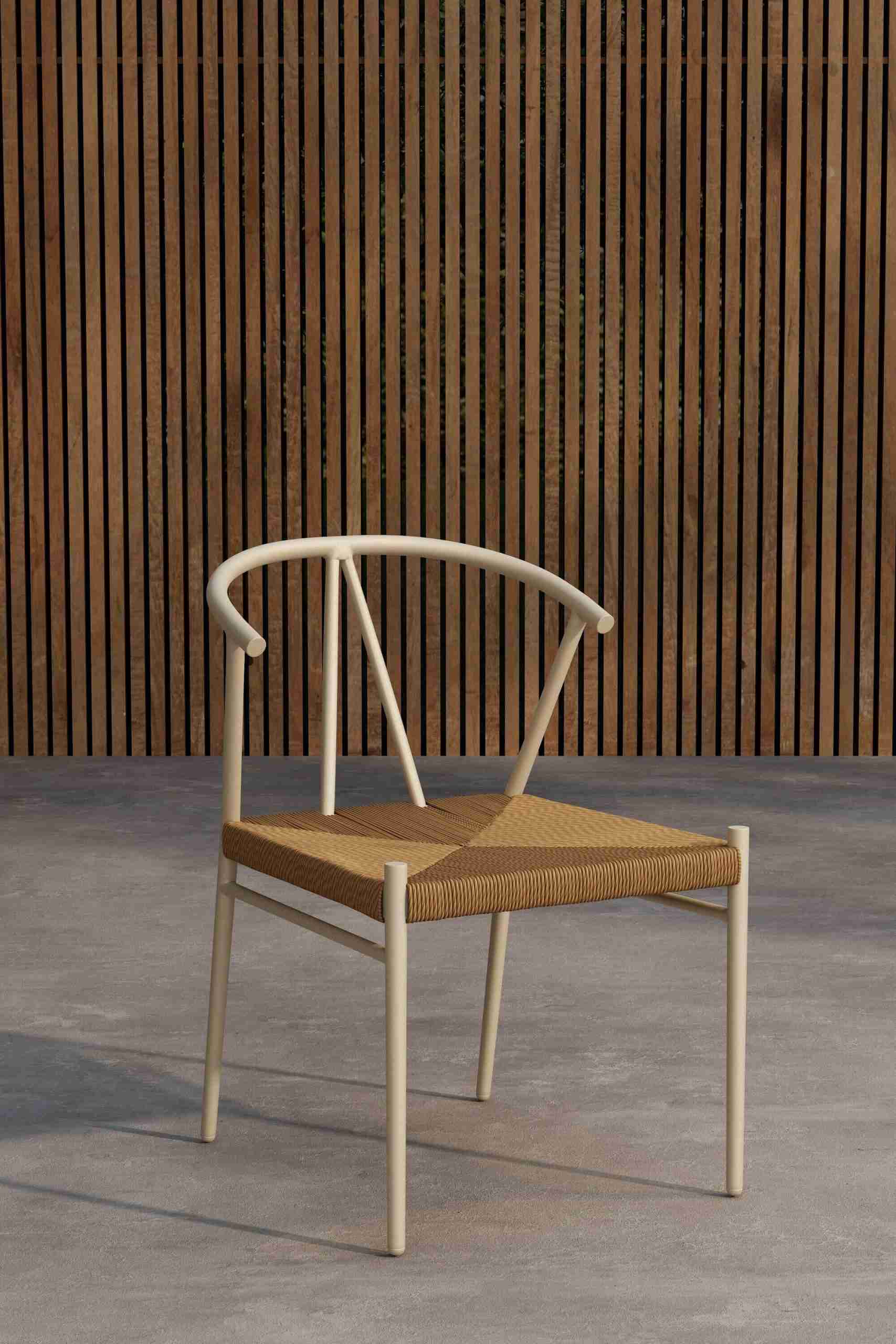Nohr Eetkamerstoel Atalie Rattan - Naturel/Beige