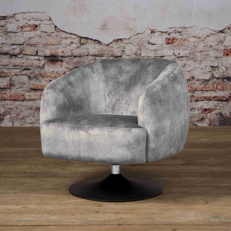Tower Living Fauteuil 'Barga', kleur grijs