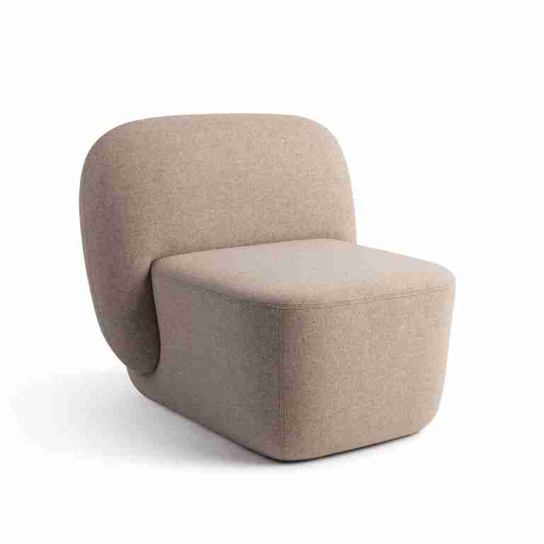 Jesper Home Fauteuil 'Oshu' kleur Out of Oats