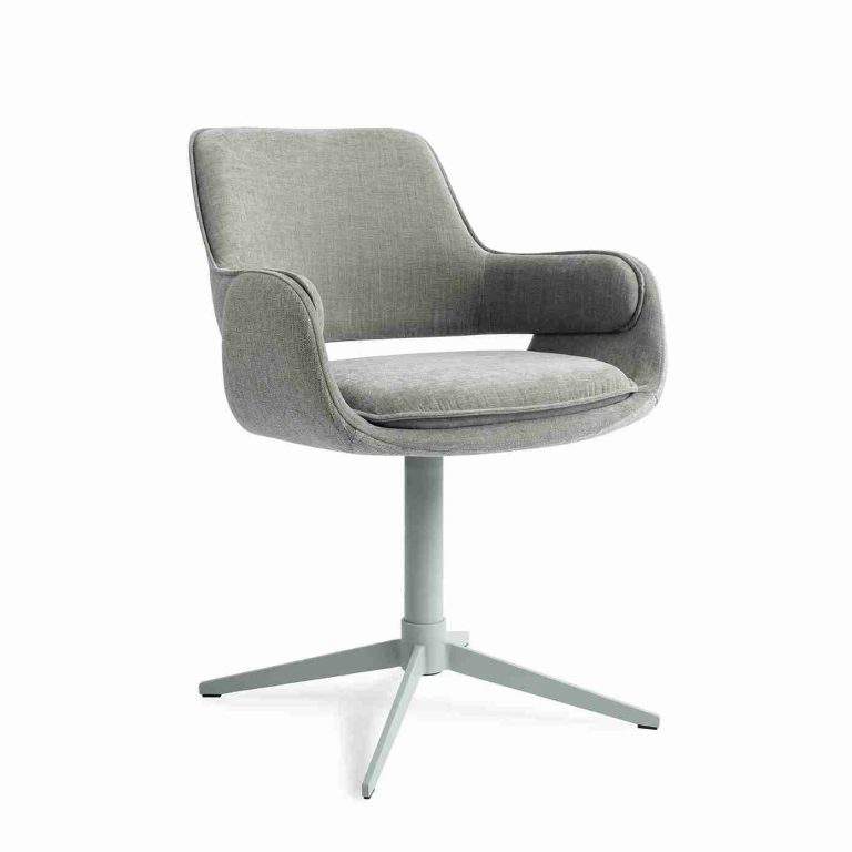 Jesper Home Eetkamerstoel 'Oketo' Draaibaar, kleur Green Midori