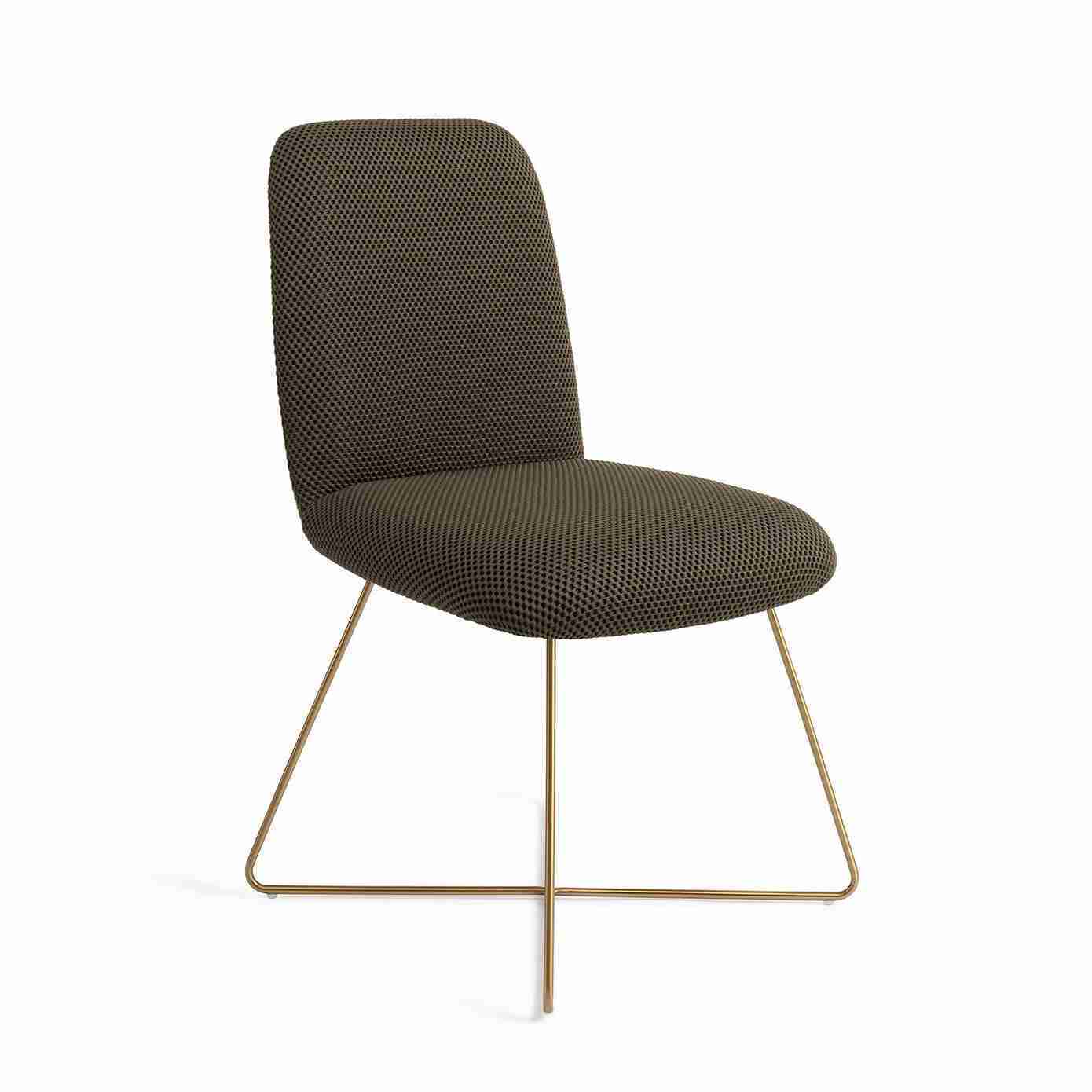 Jesper Home Eetkamerstoel Taiwa Cross Gold - Jungle Jewel
