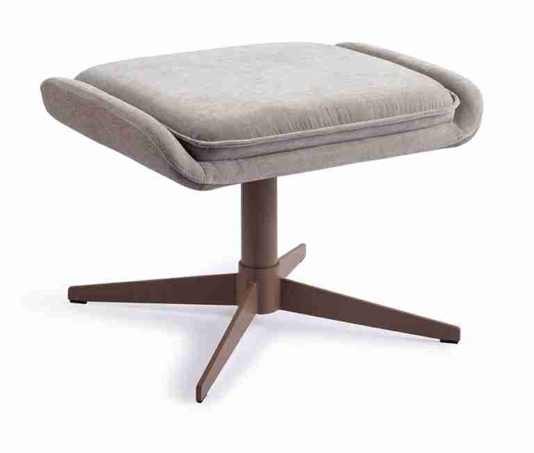 Jesper Home Hocker 'Oketo' kleur No Grey Mouse