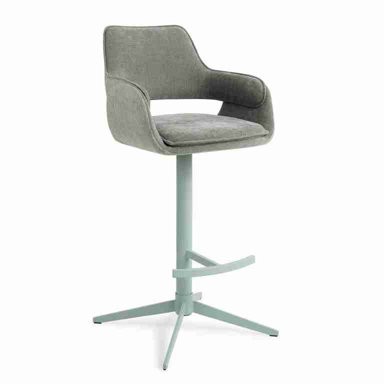 Jesper Home Barkruk 'Oketo' Draaibaar, kleur Green Midori (zithoogte 75cm)