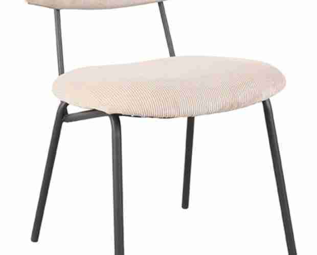LABEL51 Eetkamerstoel 'Zack' Rib, kleur Naturel
