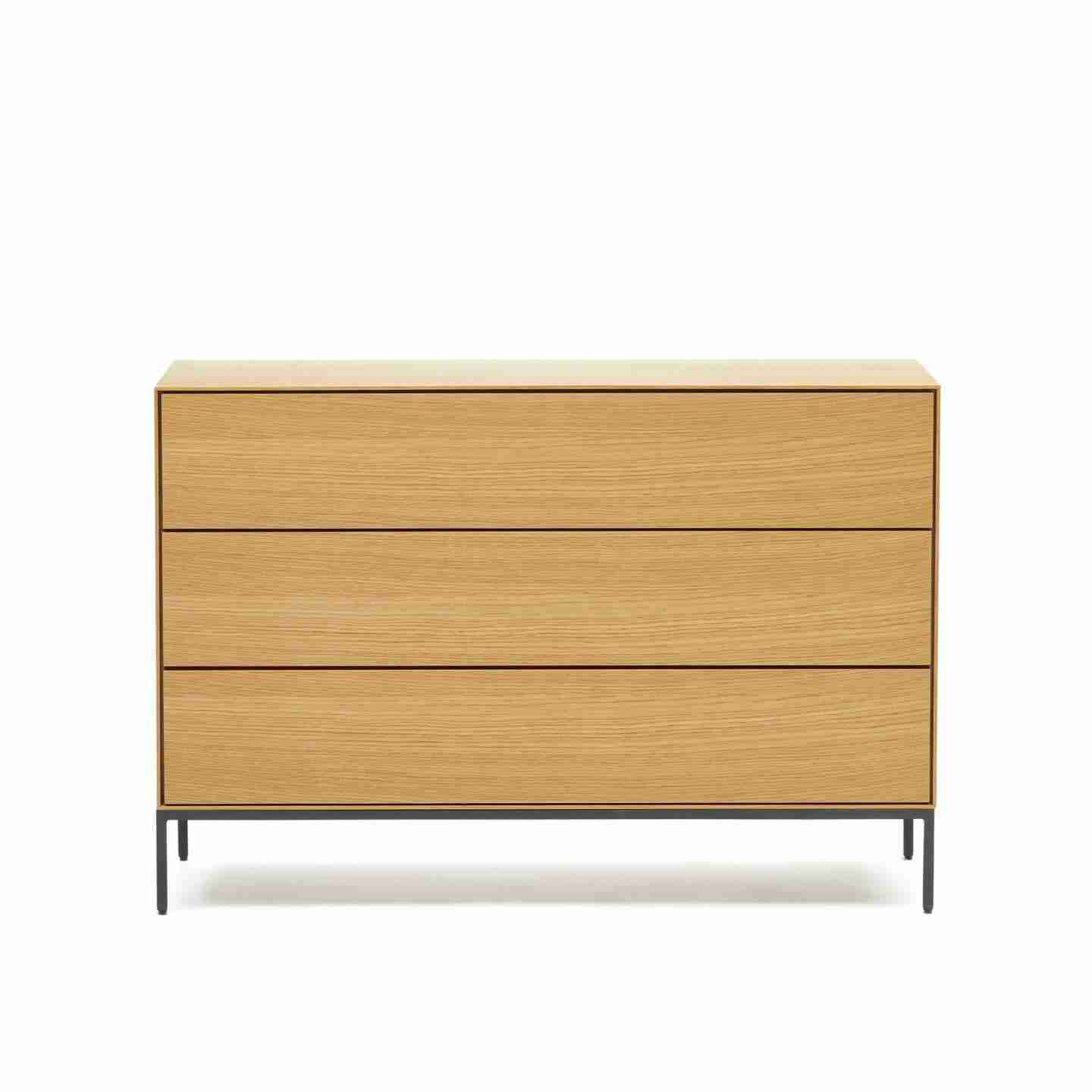 Kave Home Ladekast 'Vedrana' Eiken, 75 x 110cm