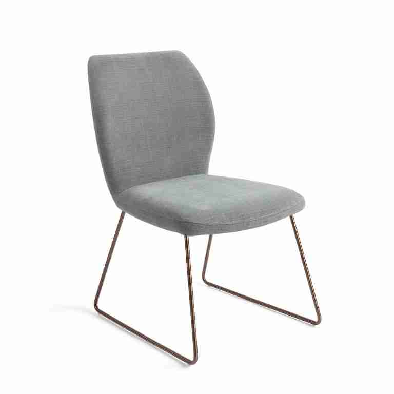 Jesper Home Eetkamerstoel 'Ikata' Slide Rose, kleur Breezy Blue