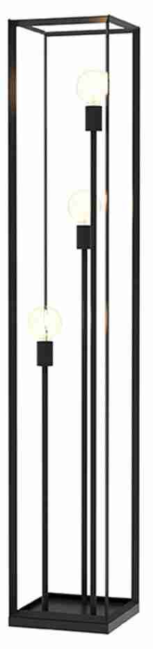 LABEL51 Vloerlamp 'Tetto' 3-lamps, kleur Zwart