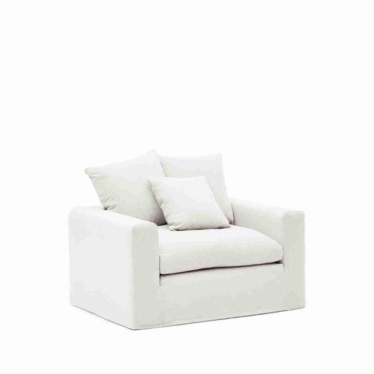 Kave Home Loveseat 'Nora' kleur Ecru