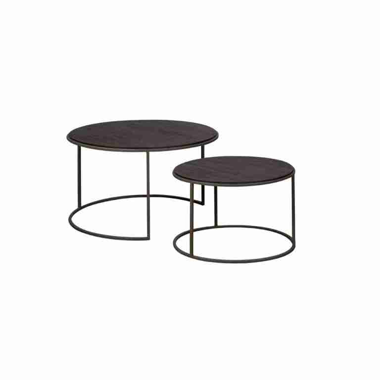 RENEW Salontafel 'Spello' XL, Teakhout, Set van 2 stuks
