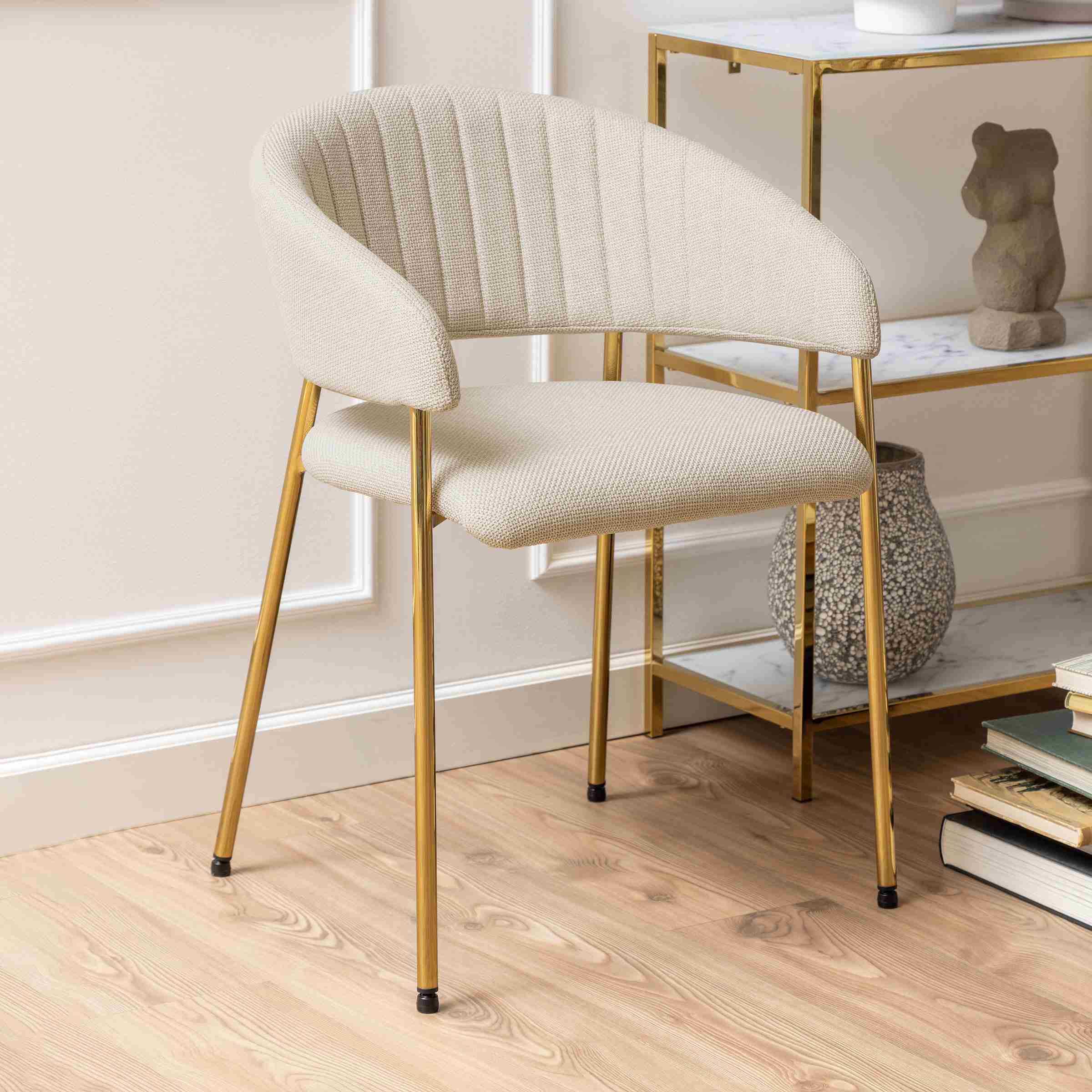 Bendt Eetkamerstoel 'Preben' kleur Beige