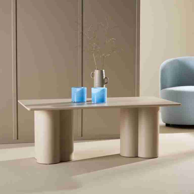 Nohr Salontafel 'Anh' 120 x 60cm, kleur Beige