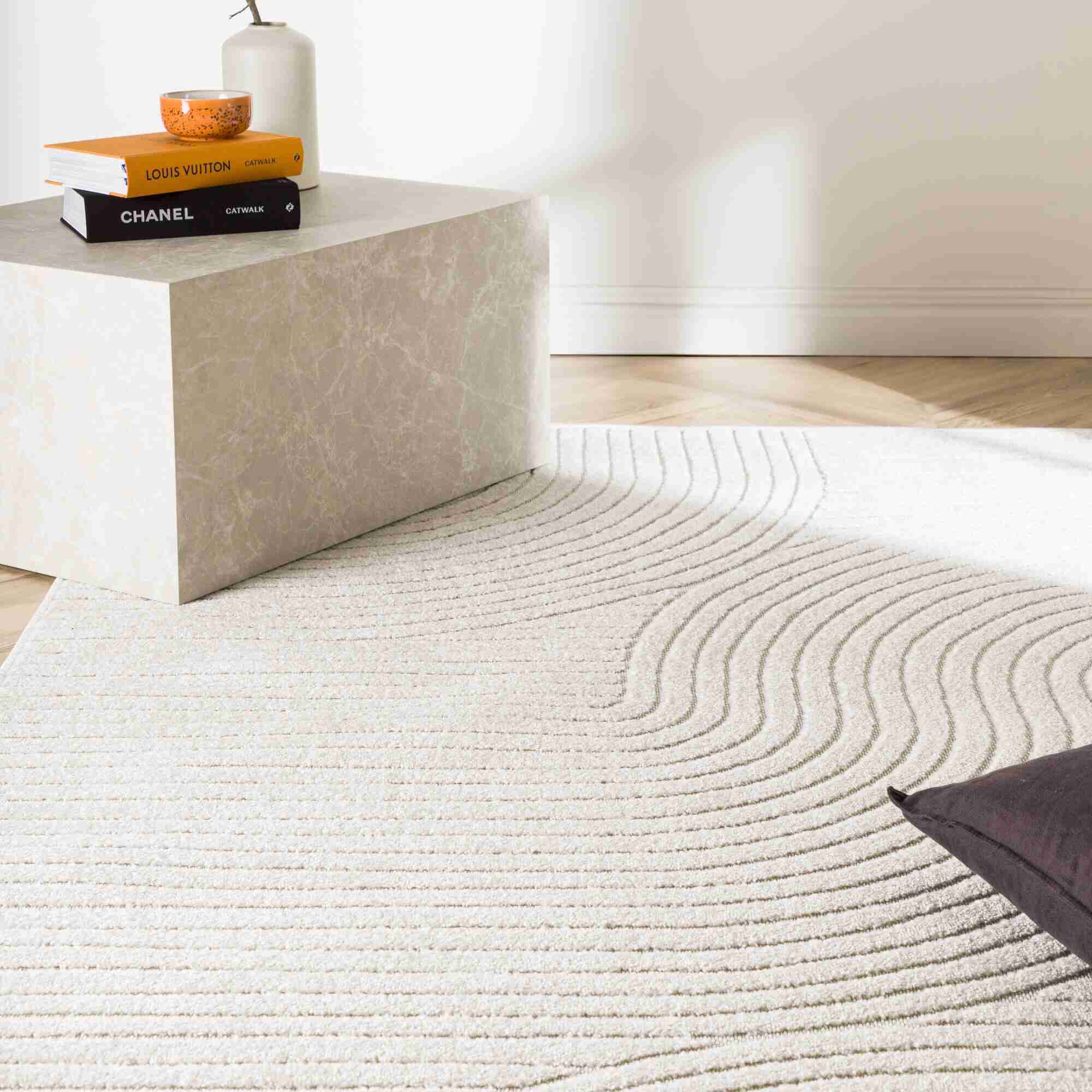 Nohr Vloerkleed 'Aries' 160 x 230cm, kleur Off White