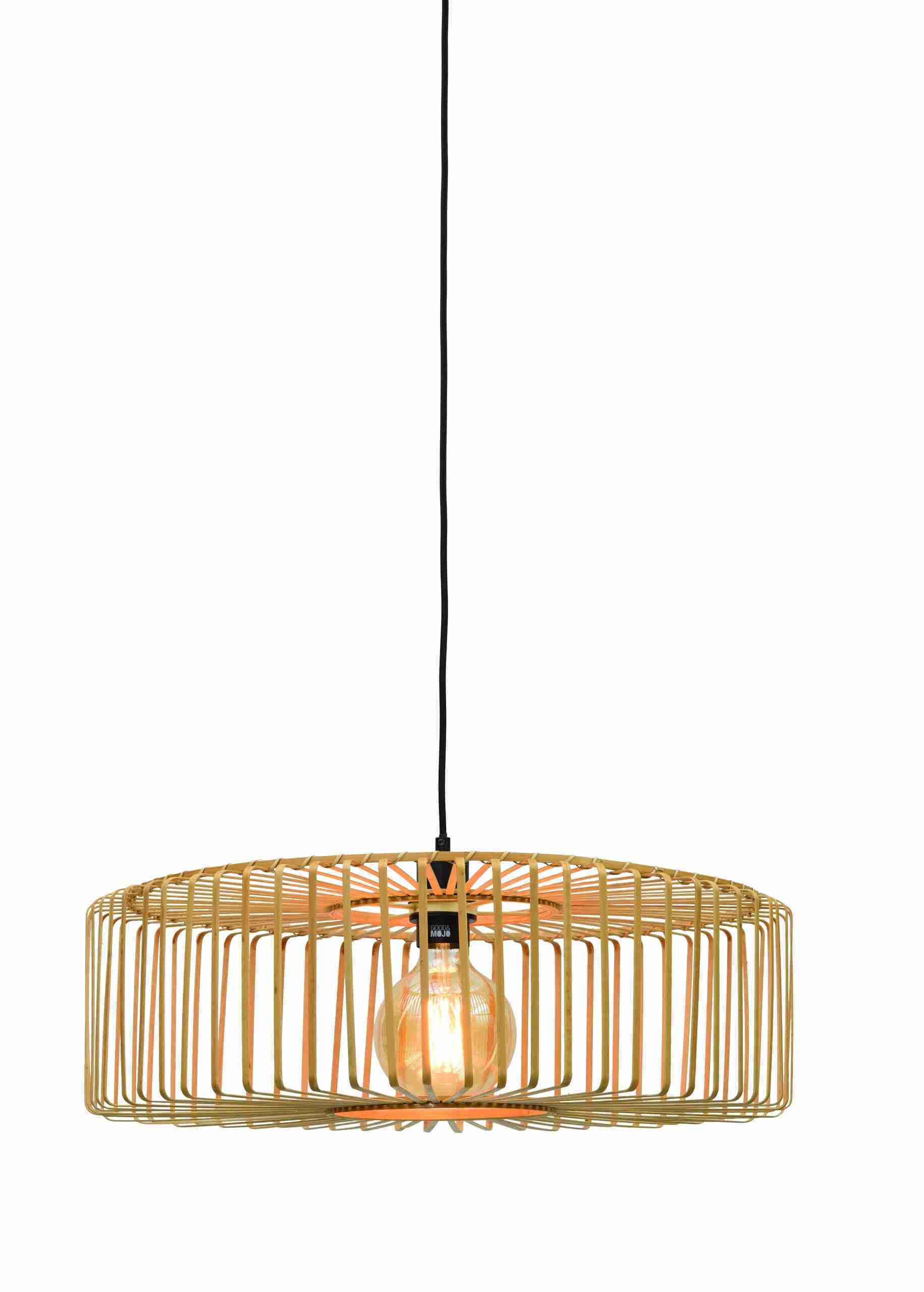 GOOD&MOJO Hanglamp 'Bromo' Large, Bamboe, kleur Naturel