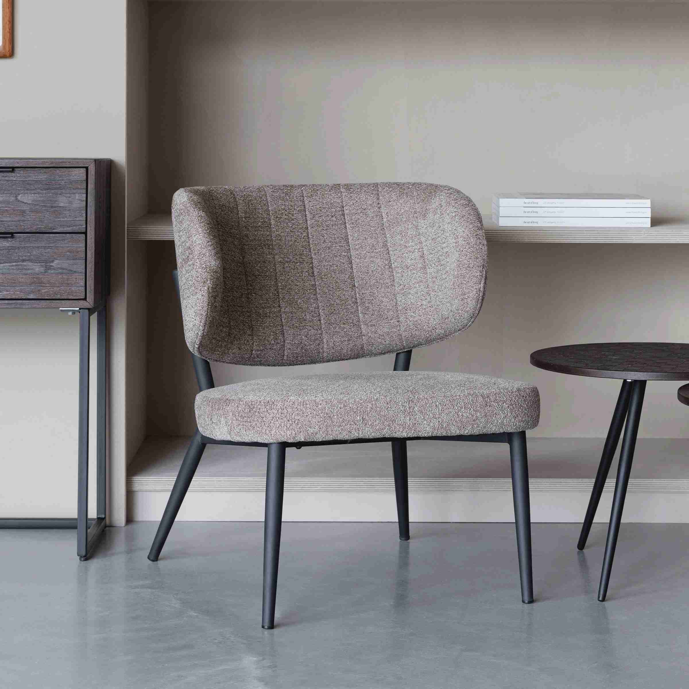 ZILT Fauteuil 'Ondrea' kleur Bruin