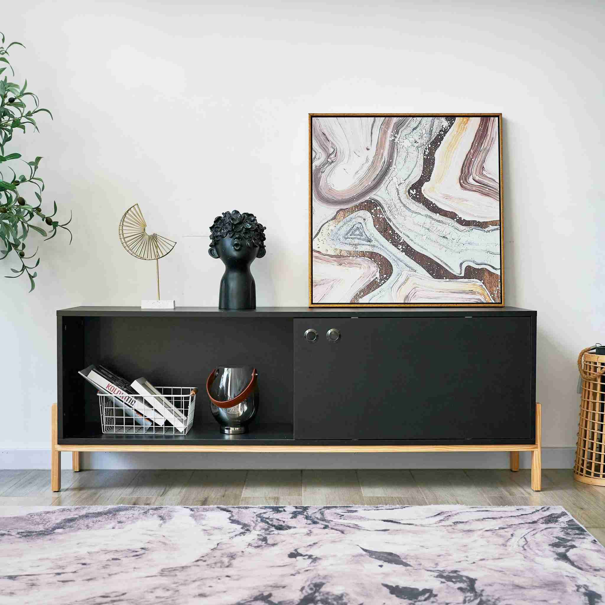 Artistiq TV-meubel 'Franca' 140cm, kleur Zwart