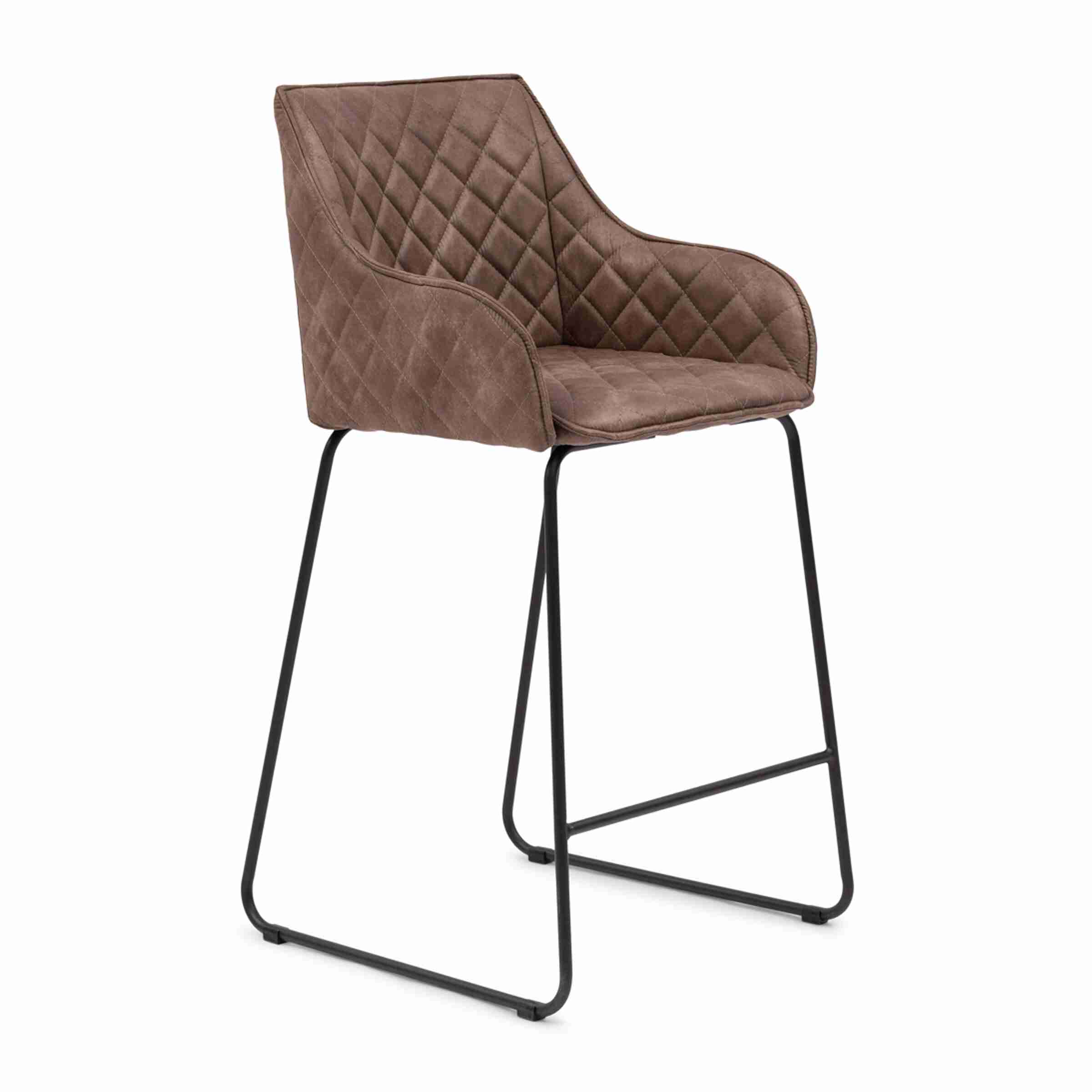 Rivièra Maison Barstoel 'Frisco Drive' Pellini, kleur Coffee