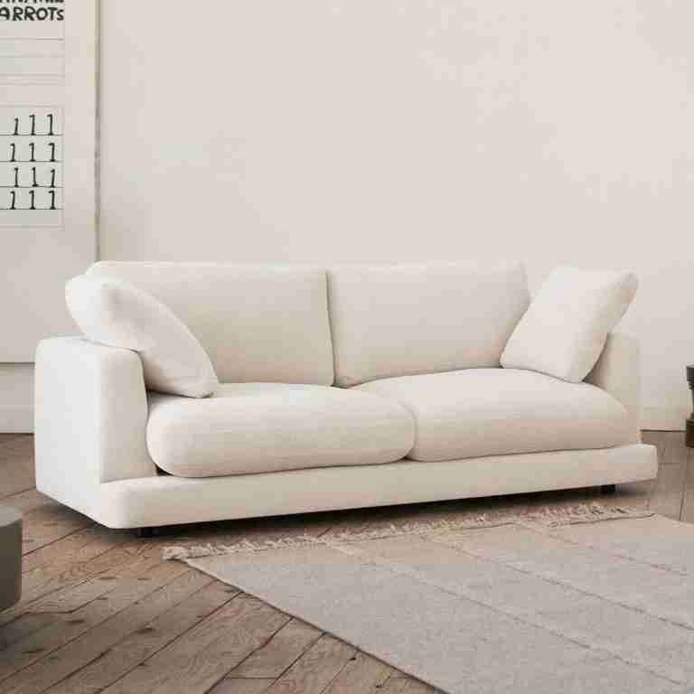 Kave Home 3-zits Bank 'Gala' Chenille, kleur Beige