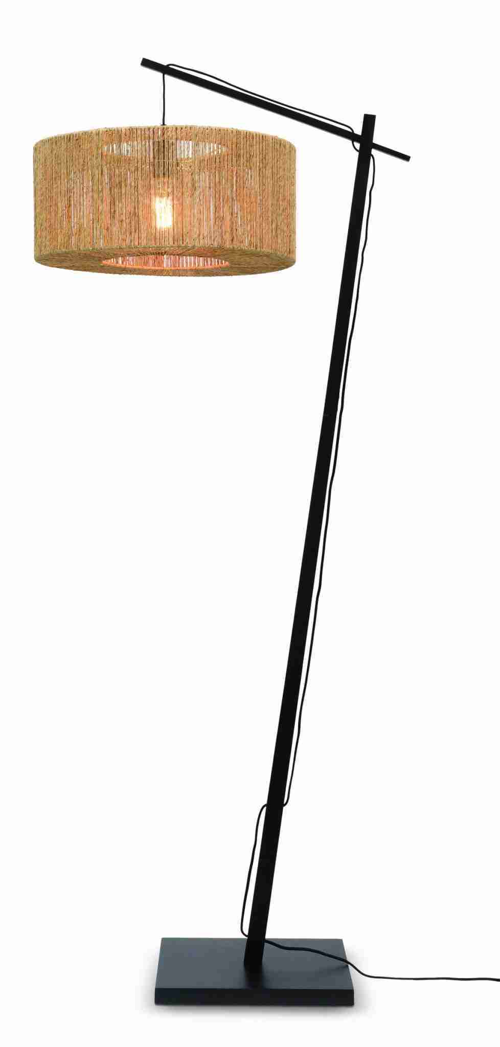GOOD&MOJO Vloerlamp 'Iguazu' Small, Jute, kleur Naturel
