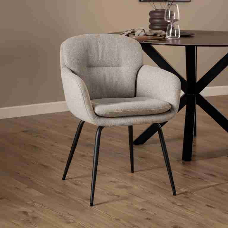 Bendt Eetkamerstoel 'Janeese' kleur Beige
