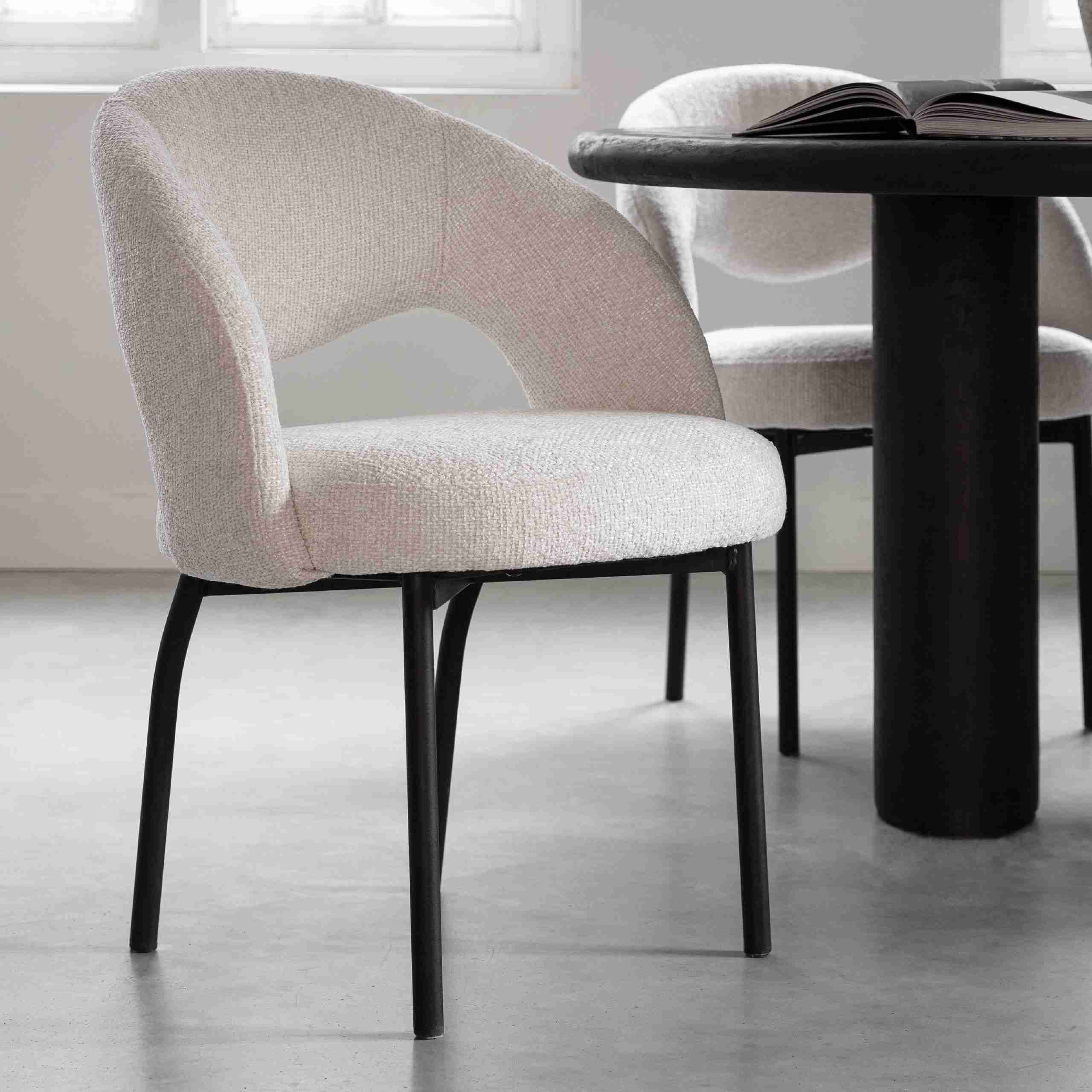 MUST Living Eetkamerstoel 'Arca' kleur Naturel