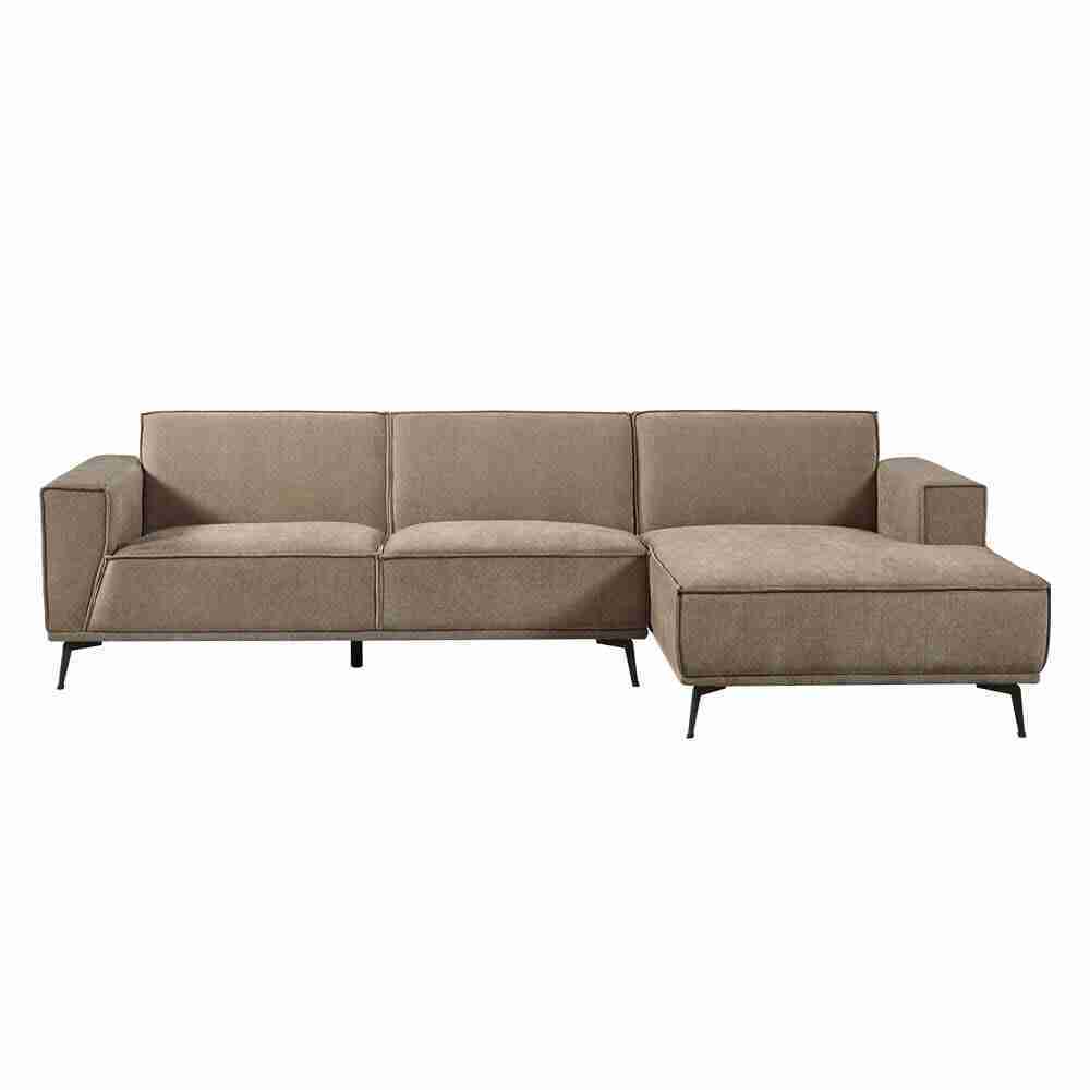 Tower Living 2,5-zits Loungebank 'Leeds' Rechts, kleur Moss Grey