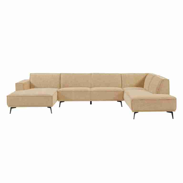 Tower Living 2,5-zits Hoekbank 'Leeds' Lounge links, kleur Beige