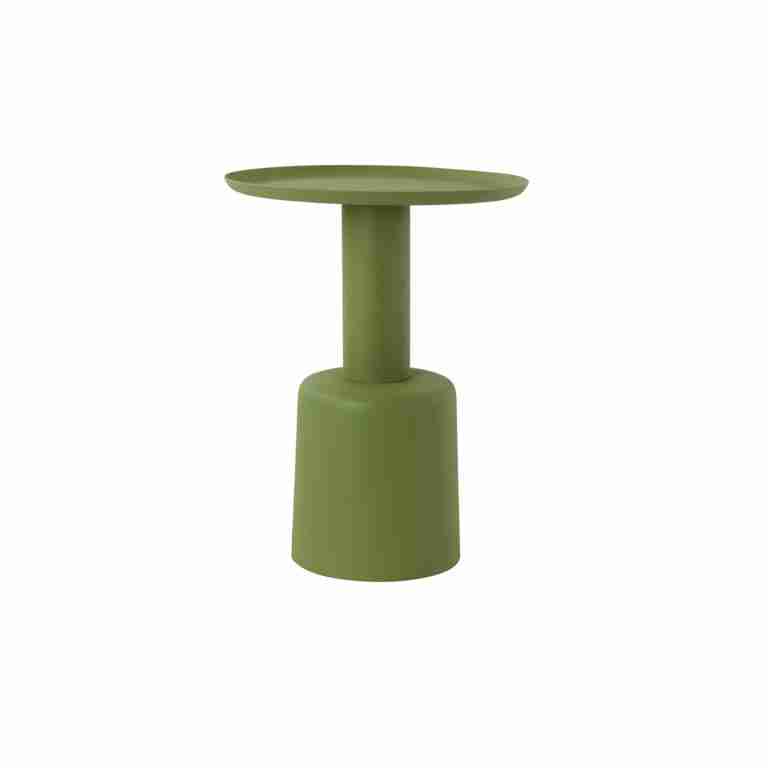 Light & Living Bijzettafel 'Milaki' Ø39cm, kleur Groen