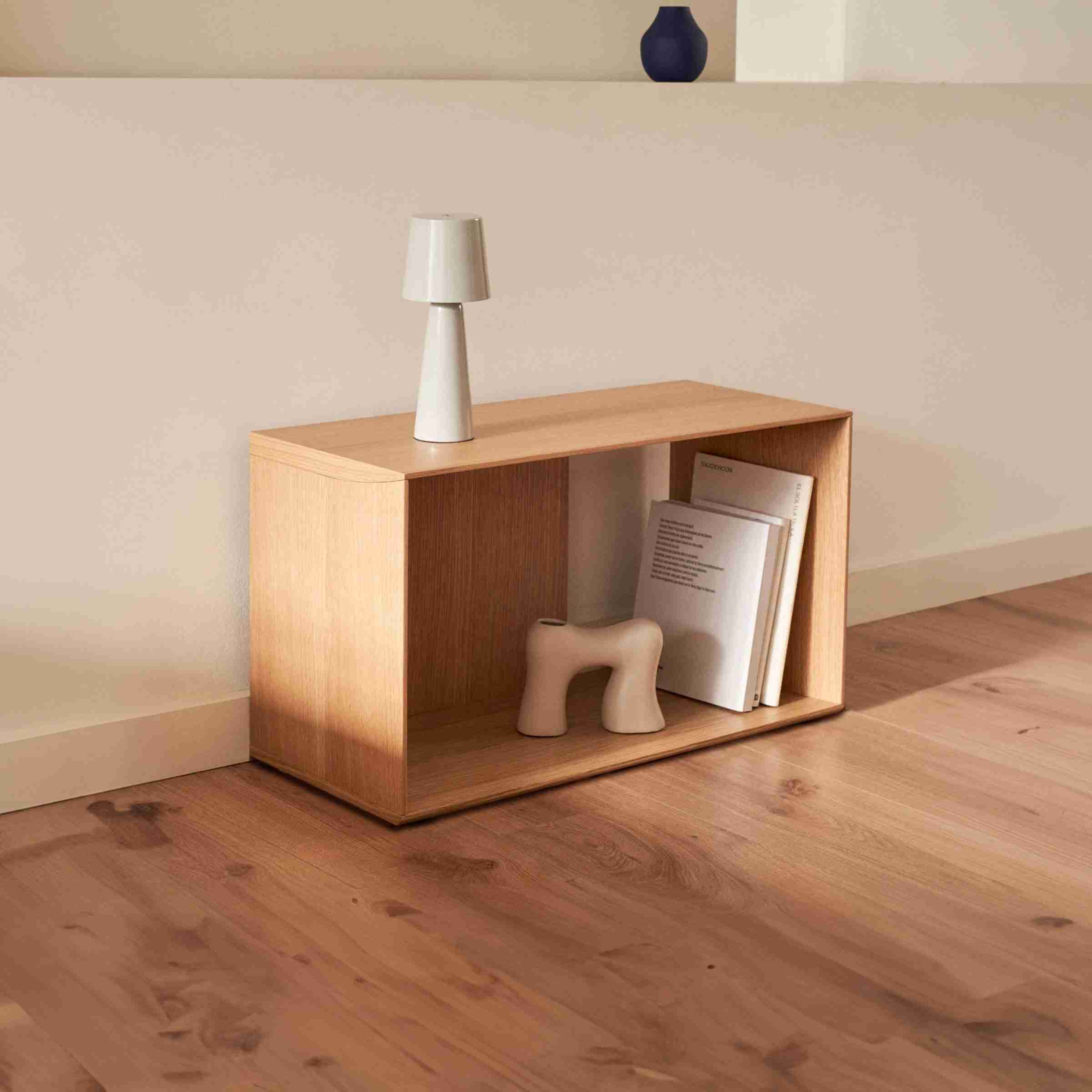 Kave Home Modulair Wandrek 'Litto' Eiken, 38 x 67cm