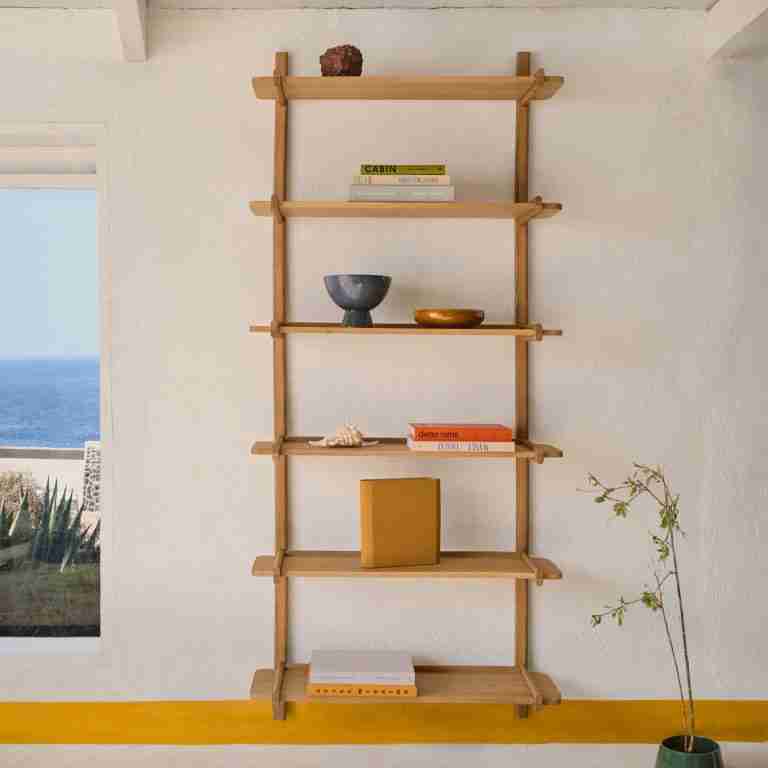 Kave Home Wandrek 'Sitra' Eikenhout, 202 x 110cm