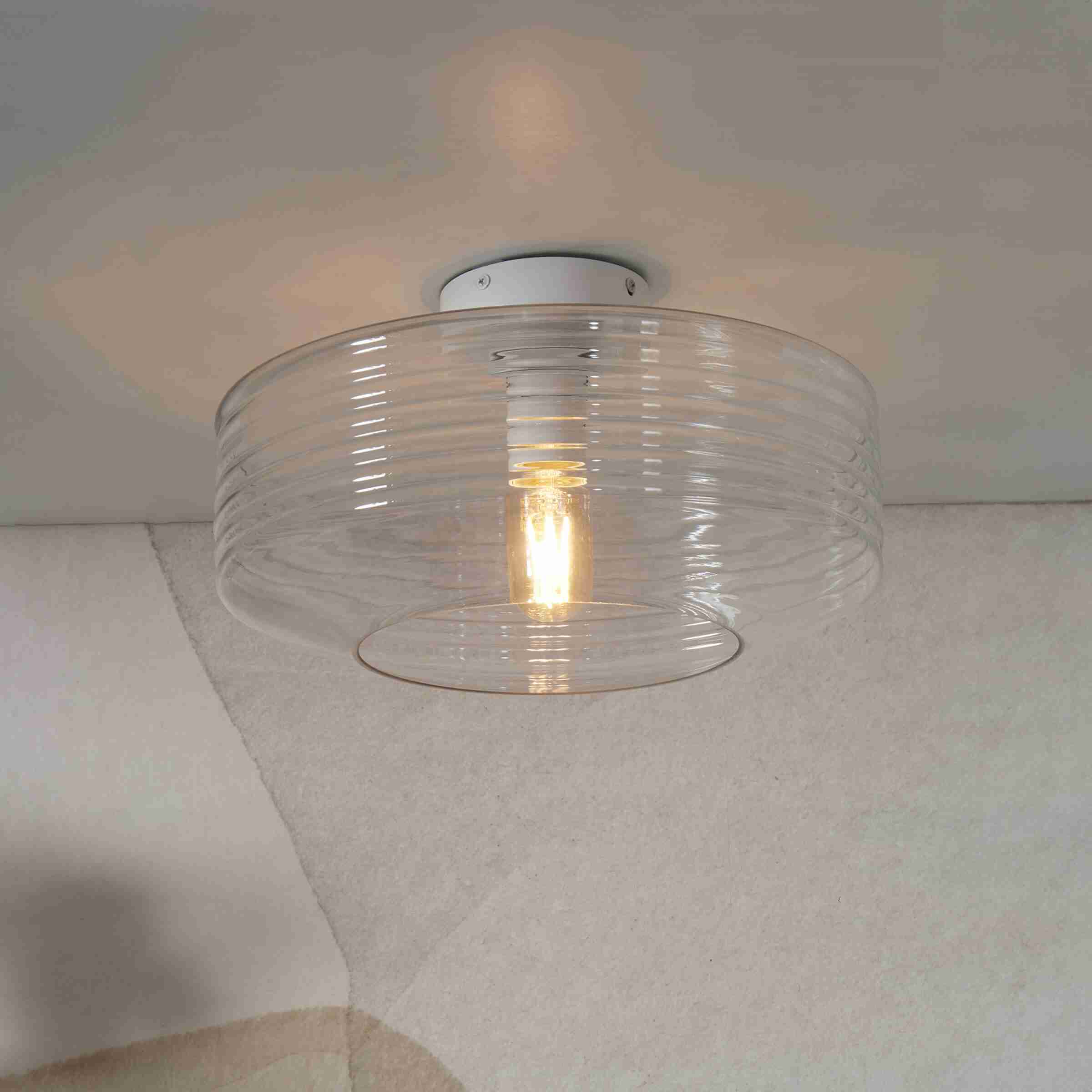 its about RoMi Plafondlamp 'Verona' 35cm, kleur Transparant