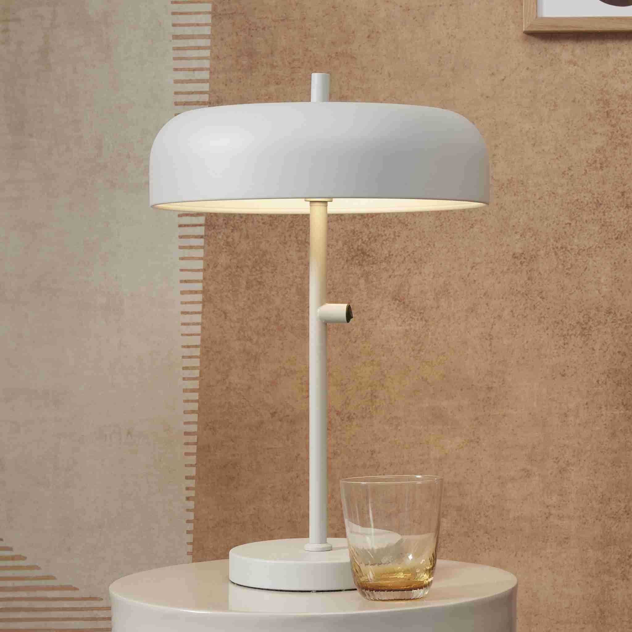 its about RoMi Tafellamp 'Porto' 45cm, kleur Lichtgrijs