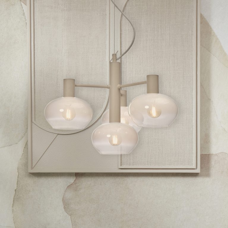 its about RoMi Hanglamp 'Bologna' 4-lamps, kleur Wit