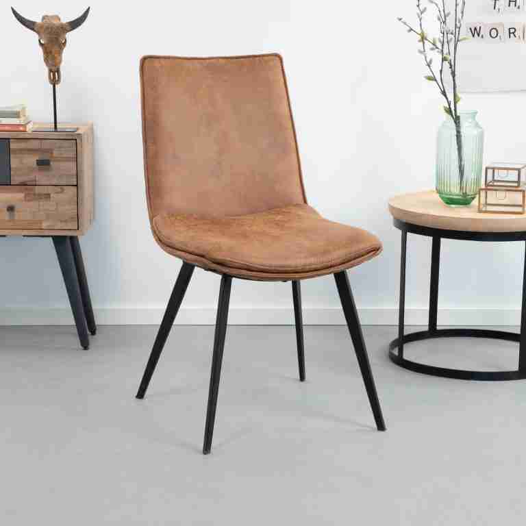 Sohome Eetkamerstoel 'Kirsten', kleur cognac