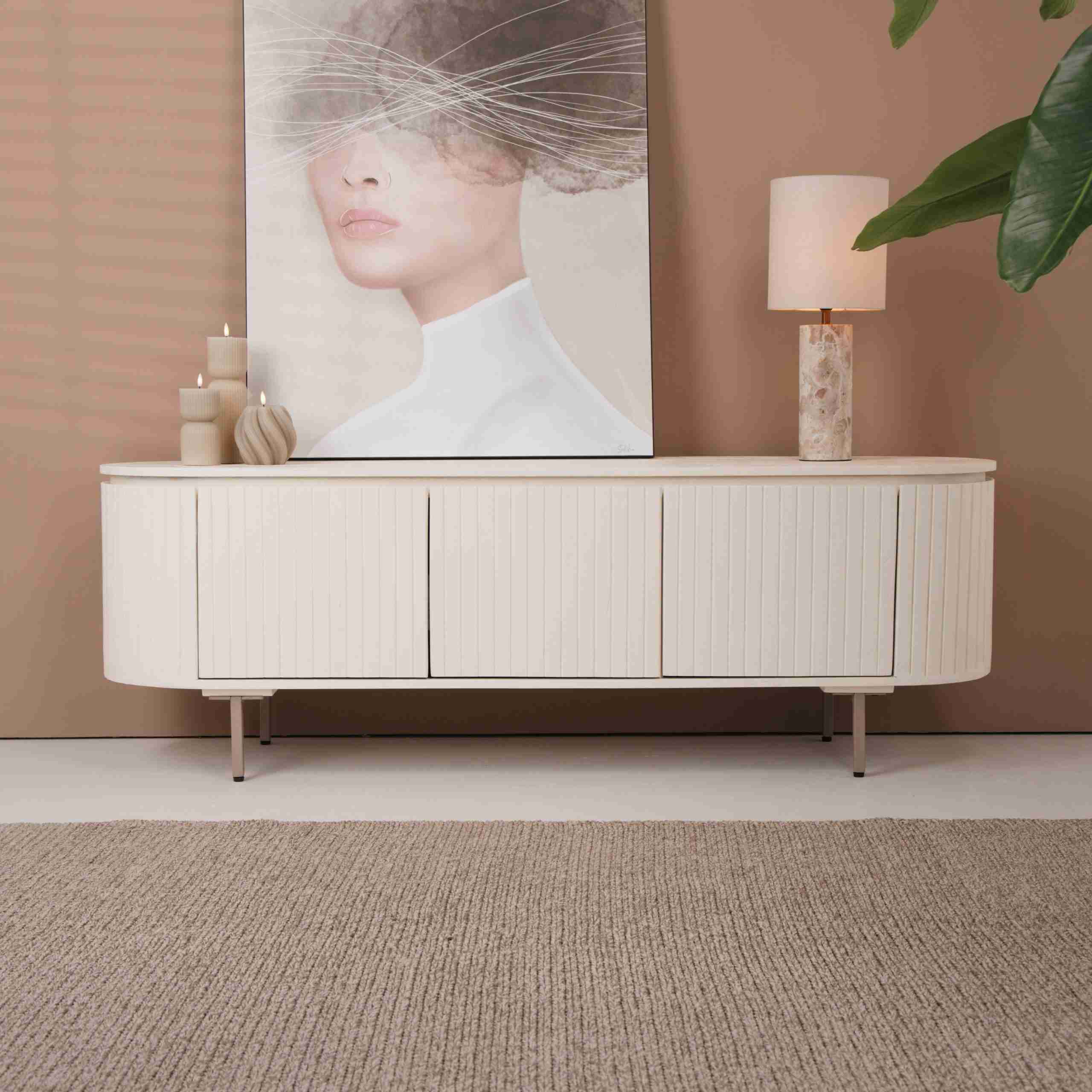 Livingfurn TV-meubel 'Patou' Mangohout, 170cm